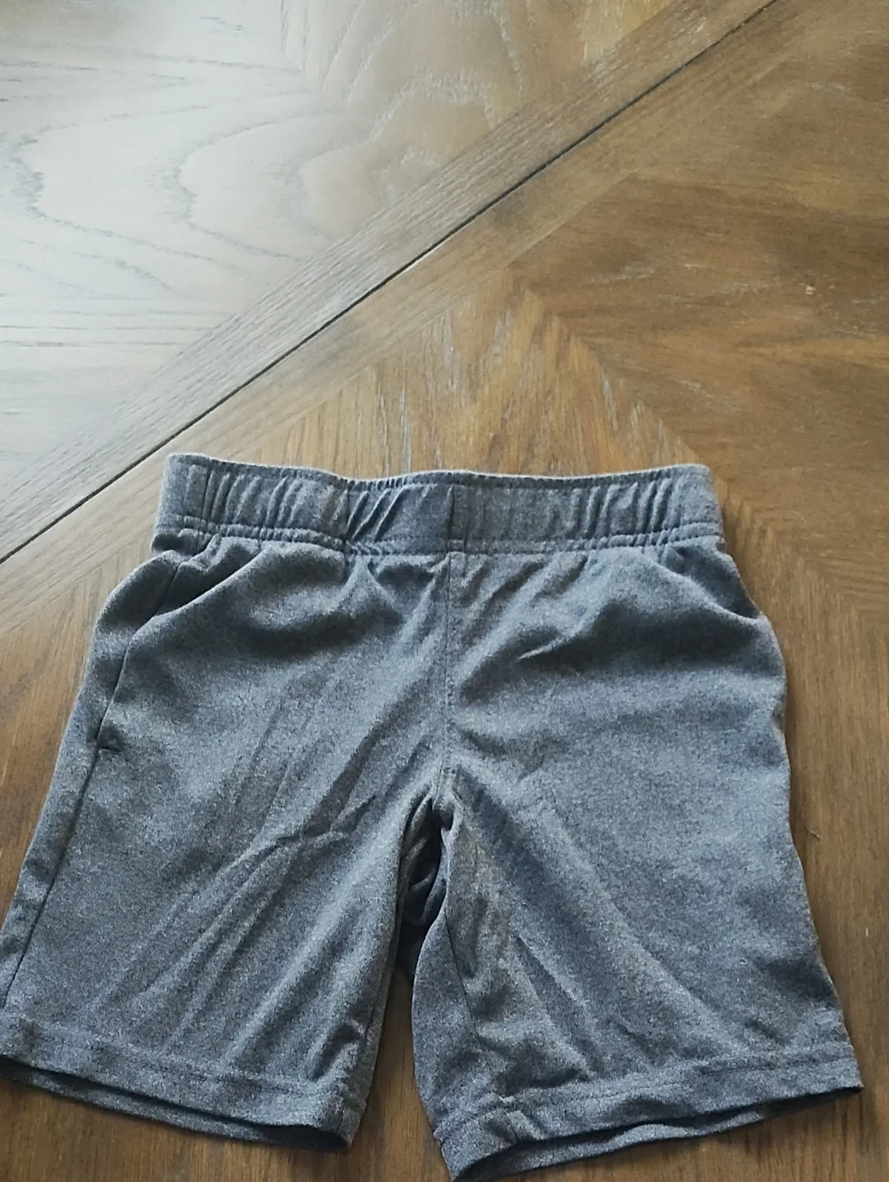 Old Navy Kids Gray Elastic-Waist Athletic Shorts